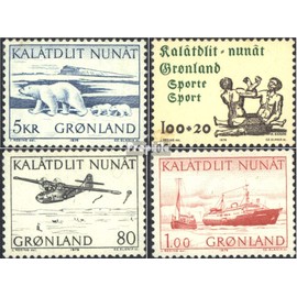 Denmark - Greenland 96,97,98-99 (complete.issue.) Volume 1976 completeett unmounted mint/never hinged ** MNH 1976 Wildlife, Sports, Post (Stamps for collectors) Seafaring/ships