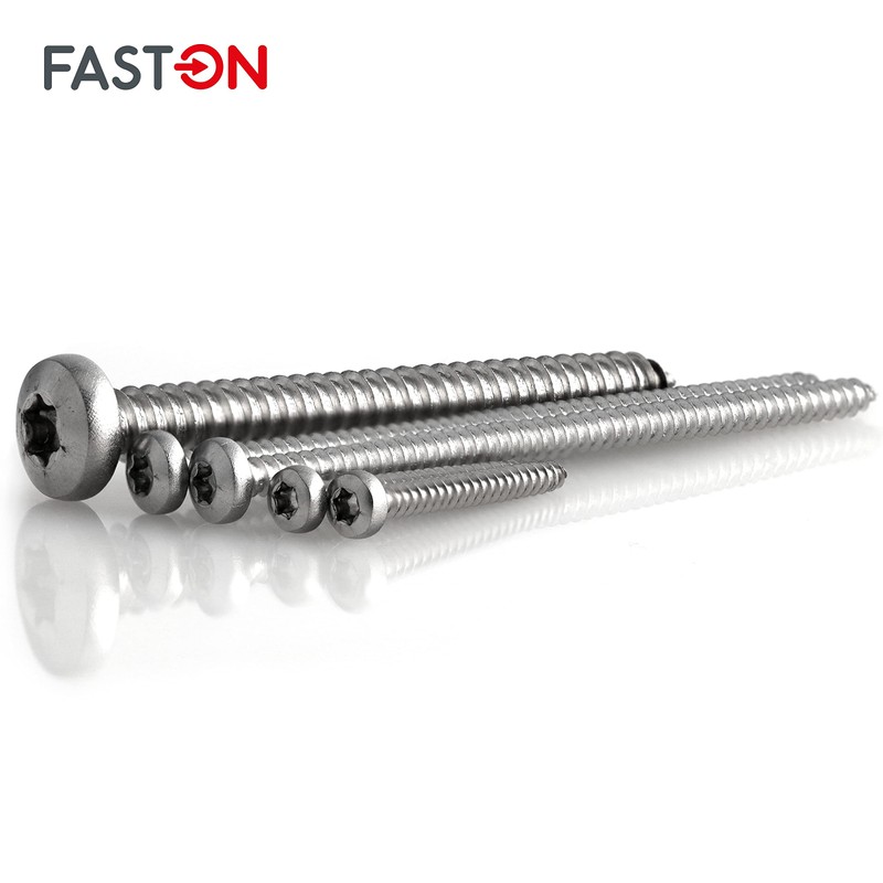 Faston Chipboard Screws with Round Head, Reinforced Head, Torx, Made