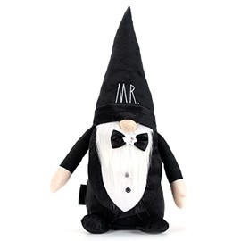 Rae Dunn Wedding Gnome - Bride Plush Bridegroom Mr. & Mrs. Gnome Couple, Gnomes Decorations for Home Farmhouse Kitchen Decoration, Stuffed Gnomes Plush Shelf Figurines - Gnome Decor Gnome Gifts - MR