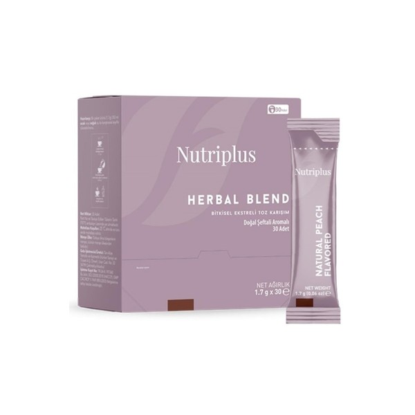 NutriPlus Serenity Instant Tea 30 Bags/Flavor Peach