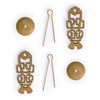 Hardware Philosophy Ancient Throne Brass Hardware Pulls 3.5-Inch - Set