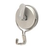 Bathroom & Kitchen Suction Hook Silver Aluminium & Stainless Steel