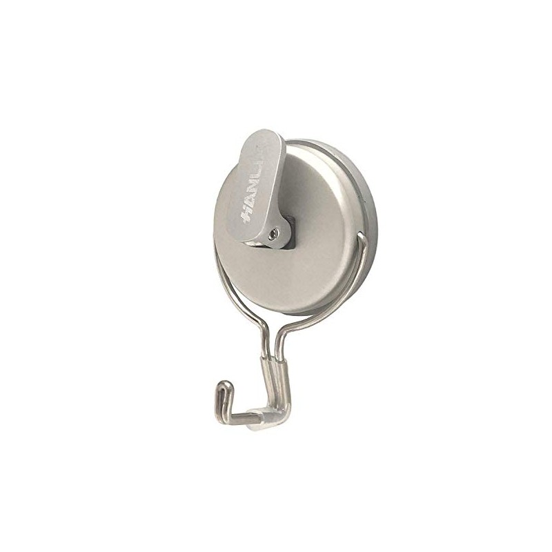 Bathroom & Kitchen Suction Hook Silver Aluminium & Stainless Steel