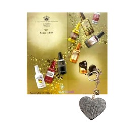 Dark Chocolate Gift 64 Count Denmark Choclates Gifts Holiday, Christmas, Valentines Day, Birthday Gift Ideas with Sequin Heart Keychain