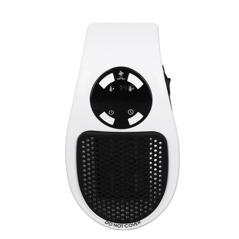500W Household Mini Space Heater Plug In Portable Home Office