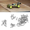 RC Screw Kit Stainless Steel Half Round Head Countersunk Head