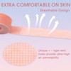 Miuffue Lash Tape for Eyelash Extensions, Silicone Adhesive Eyelash Extension