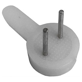 Fort Fasteners Hardwall Picture Hooks, Small 22mm (7/8 Inch) Off White 4 Hooks