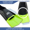 Aqua Speed Short Flippers For Adults And Children, High Tech
