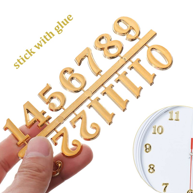 Clock Numerals Kit DIY Digital Clock Numbers Arabic Number and