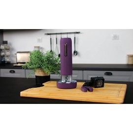 Design Electric Corkscrew – ABS with Rubber Grip, Black