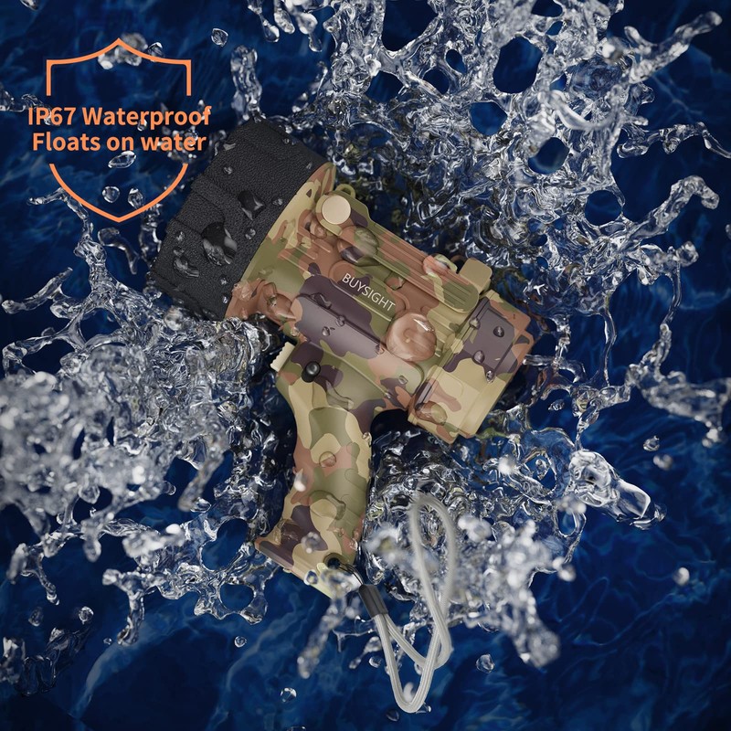 BUYSIGHT Rechargeable Spotlight Flashlight,1000000 LMS Hand held Spot Lights IP67