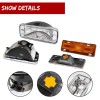 GTINTHEBOX Fit 1985-92 Chevy Camaro Clear Lens Signal Lights +