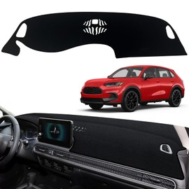 INUBOXES - Tapete antideslizante para tablero de salpicadero, compatible con Honda HR-V HRV 2023 2024, protector solar (borde negro)