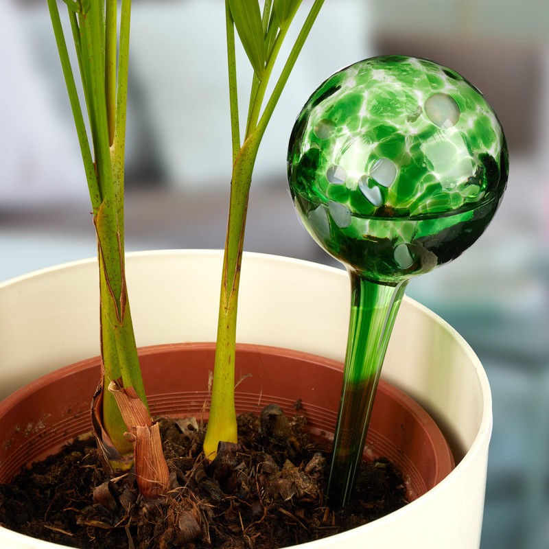 Relaxdays 2 x Watering Balls, Dosed Plants Watering, Flower Pot,