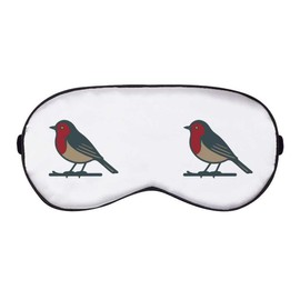Azeeda 'Robin on a Branch' Sleep/Travel Eye Mask (EY00032177)