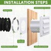 Glooglitter Dryer Vent Kit 4 Inch Dryer Ducting Tube Vent