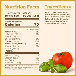 Bertolli Olive Oil & Garlic Pasta Sauce, 24oz