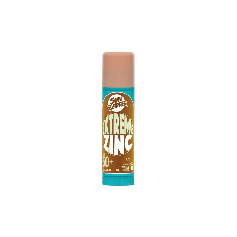 Sun Zapper (tan) Extreme Zinc Stick - Protector Solar Minera