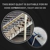 Laorde Dock Cleats 6 inch Galvanized Boat Cleats Cast Iron