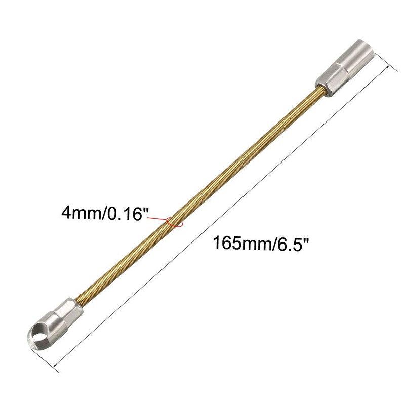 uxcell 165mm/6.5inch Flexible Fish Tape Replacement Leader Wire Cable Puller