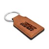 iPick Image - HEMI 392 Rectangular Brown Leather Key Chain