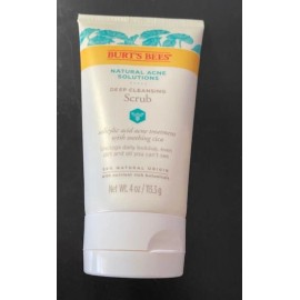 Burt's Bees Natural Acne Solutions Deep Cleansing Scrub ~ 4 Oz ~ Sealed