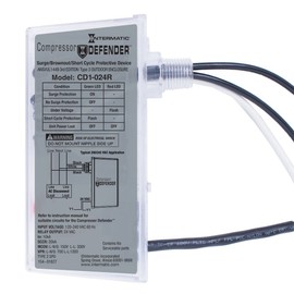 Intermatic CD1-024R Surge Protective Device with Undervoltage Protection, 3-Mode, 120-240 VAC 1Ph, Type 2