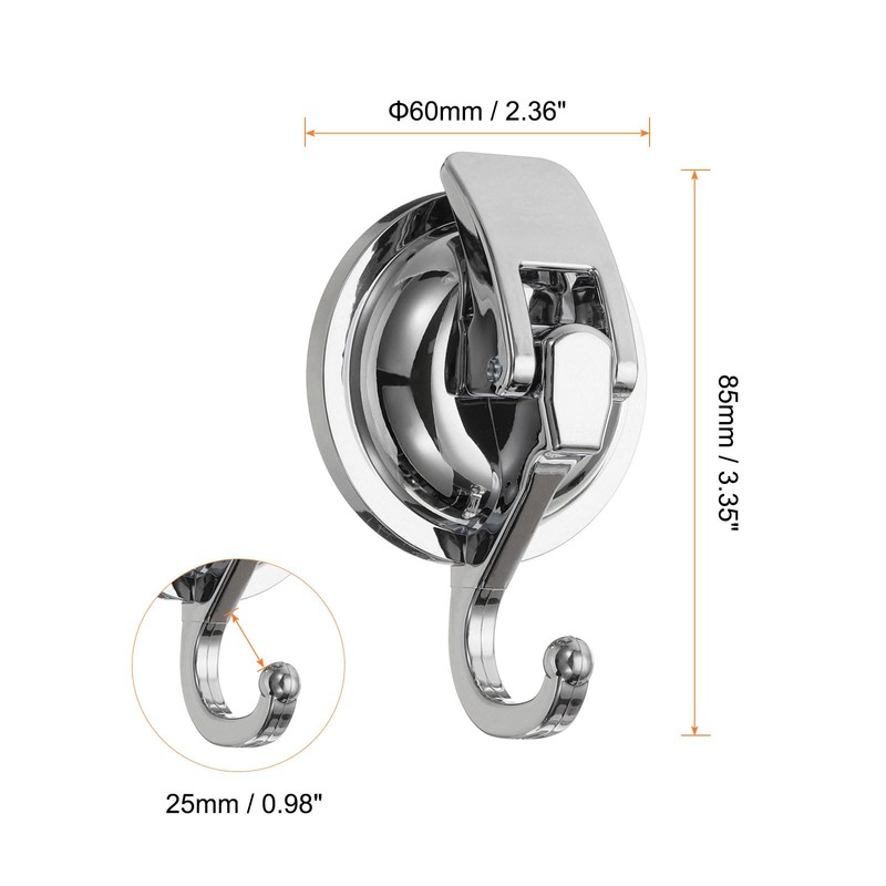 HARFINGTON Suction Cups Hooks Powerful Vacuum Multi-Purpose Suction Shower Hooks