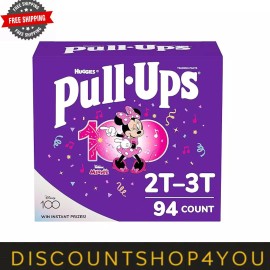Huggies Pull-Ups Girls' Potty Training Pants, 2T-3T (16-34 lbs), 94 Count babies soft