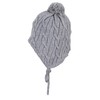 Sterntaler Knitted Hat with Bobble (Strickmütze) - Grey (Silver Mel.