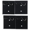 Fudeshe Universal-DIN-Schienen-Montageclip, Schienenclip, Aluminium-Solid-State-Relaisklemmen, Aluminiumlegierung, schwarz, 4 Stück