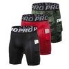 BEGIANT 3 Pack Compression Shorts Men with Pocket Cool Dry