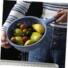 SOLUSTRE Plastic Colander Strainer Handle 4pcs Kitchen Utensils for Fruit