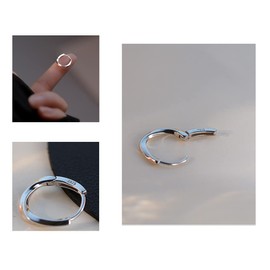 SJBAUTYO 2 Pairs of Small Hoop Earrings for Women, Round Earrings with Twisted Design, Ideal for Everyday Use and Party, Gold/Silver