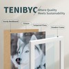 TENIBYC 11x14 Picture Frame Set - 3 Pack, Textured White