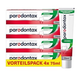 Parodontax Original Toothpaste, 4 x 75 ml Toothpaste, Helps Reduce and Prevent Bleeding Gums