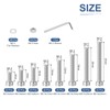 DTGN 360pcs Metric Thread Assortment M2.5 Bolts and Nuts Kit