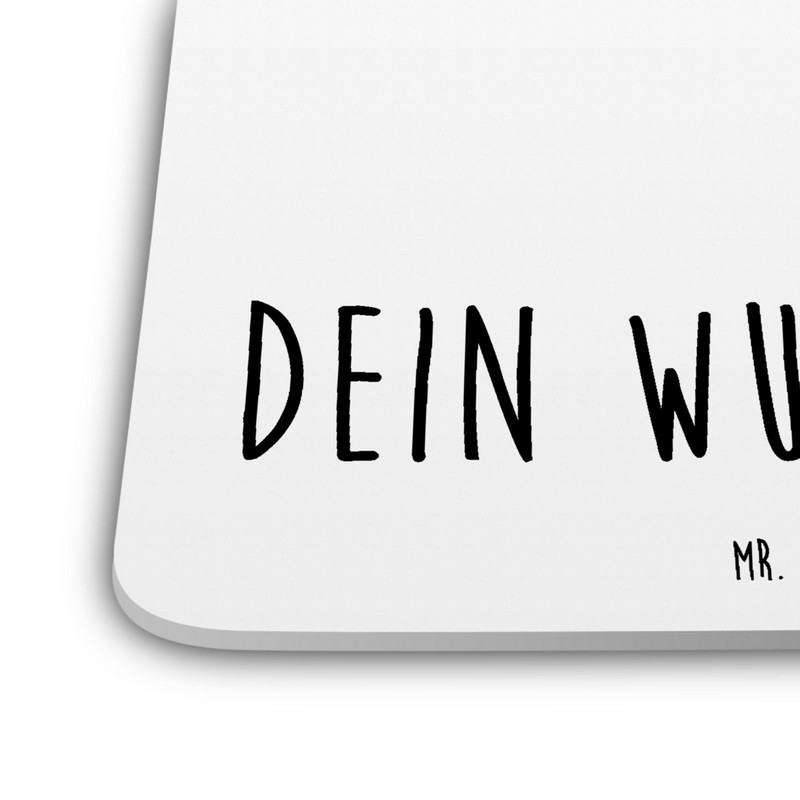 Mr. & Mrs. Panda 10er Set Personalisiertes Untersetzer Set Flamingo