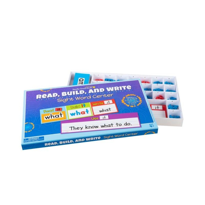 Really Good Stuff Read, Build, and Write Sight Word Activity