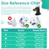 Dog Muzzle Large Breed, Adjustable No Pull Dogs Collar, Reflective