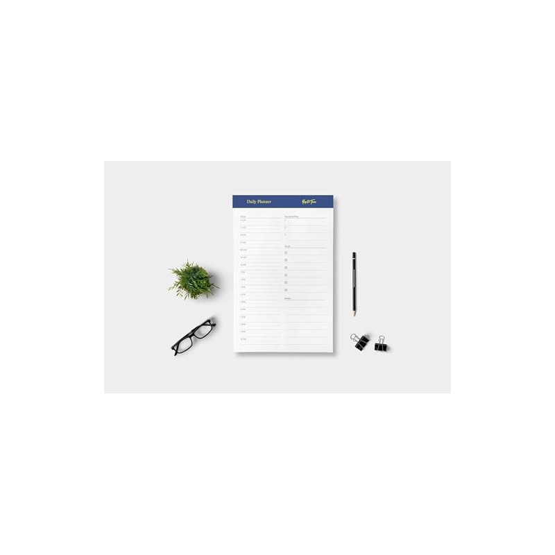 Yop & Tom Tear-Off Pad - Daily Planner (A5) -