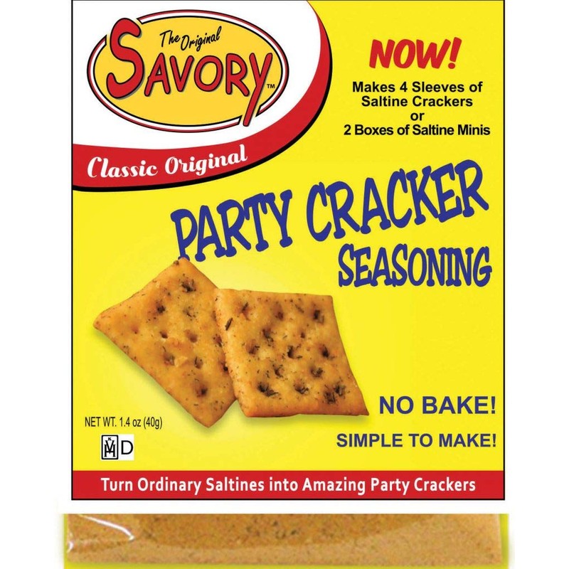 Savory Saltine Seasoning, 1.4 Ounce, Sampler Set, 5 Flavors, 5