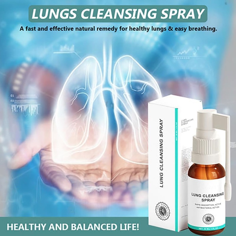 Saffra Labs Lung Cleansing Spray,Herbal Lung Cleansing Spray,Herbal Lung Cleanse