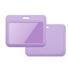 Larpur Sliding Badge Holders, Horizontal Card Cases for Office Work
