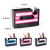 Aobopar Tape Dispenser Pen Holder, Retro Cassette Tape Dispenser, 80's