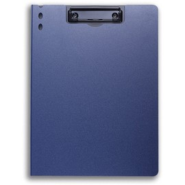 XGiGiX Punchless Binder,Recycled Plastic Clipboard with Cover, Office/Commercial/School Project Folder, File/Art Portfolio. for A4 Size or Letter Size. (Dark Blue)