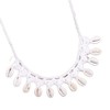 Asphire Bohemian Crochet Choker Necklace with Shell Charm Pendant Summer