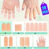 Gel Finger Cots,20 Pcs Silicone Finger Protectors Covers,Finger Caps Finger
