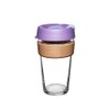 KeepCup Brew Cork, Reusable Glass Tumbler with Natural Cork, Grande